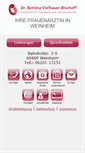 Mobile Screenshot of dr-vielhauer-bischoff.de